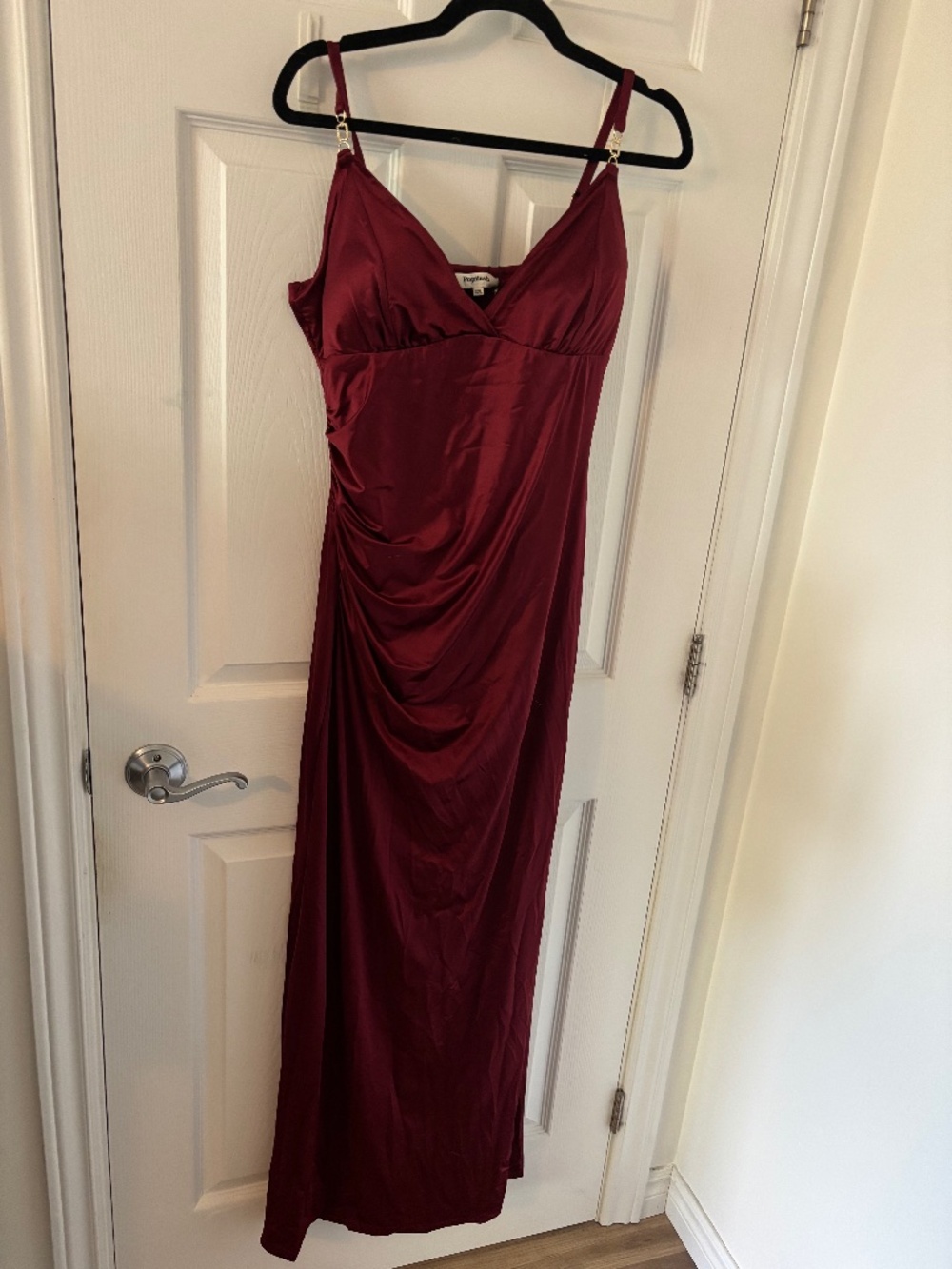 NWT Popilush Burgundy Shapewear Maxi Dress XXL